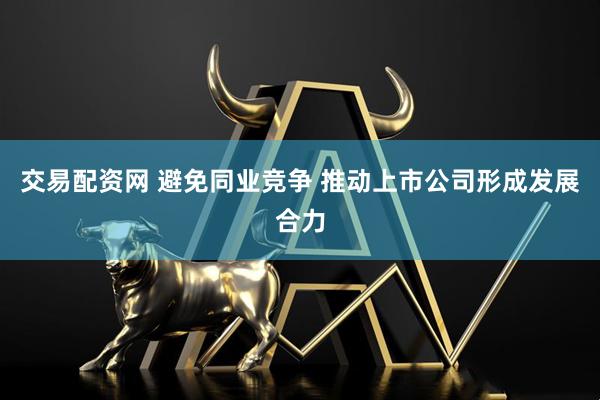 交易配资网 避免同业竞争 推动上市公司形成发展合力